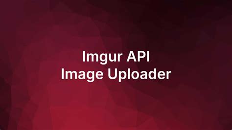 Imgur Image Uploader